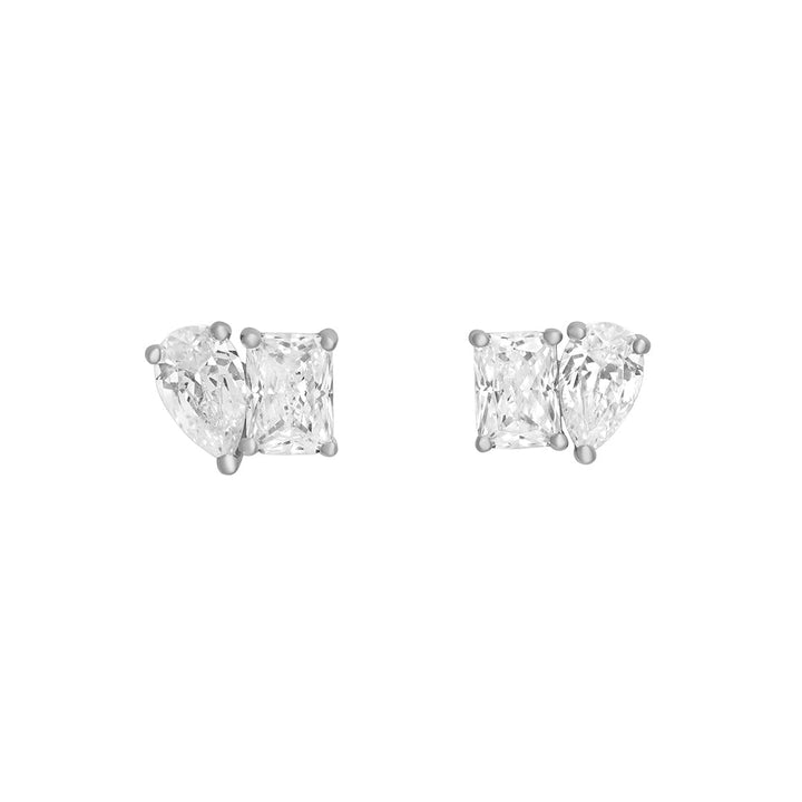 sterling silver amante stud earrings