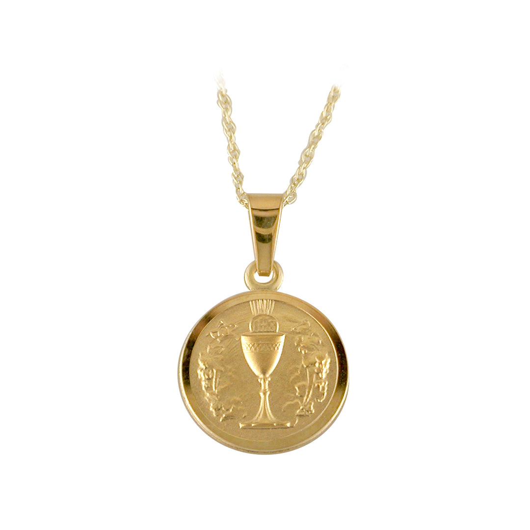 9ct Gold Small Chalice Medal Pendant