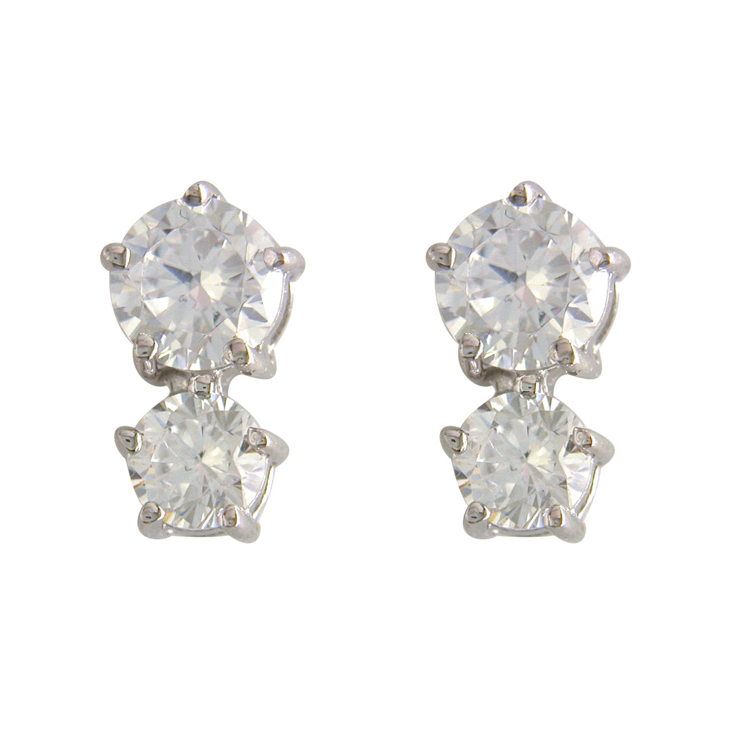 Cubic Zirconica Drop Earrings