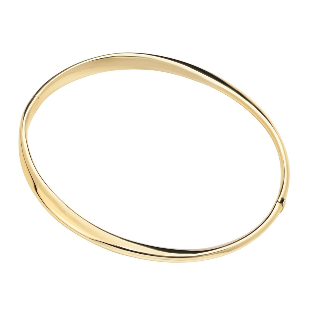 Stock image of 9ct gold bangle from NJO Designs