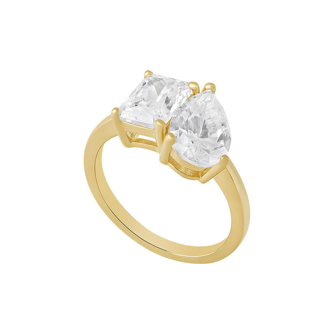 gold plated amante ring