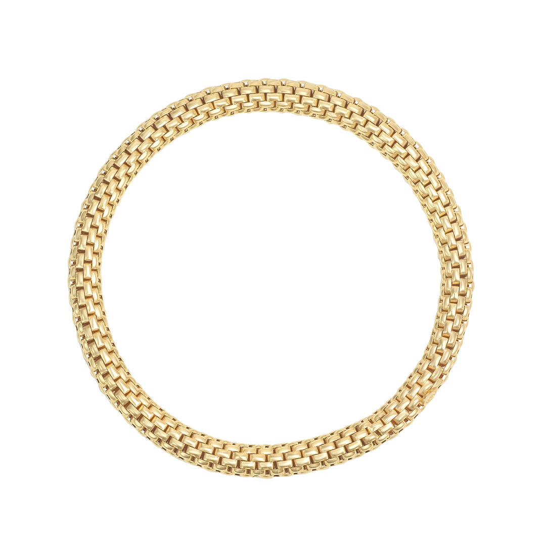 gold mesh bangle