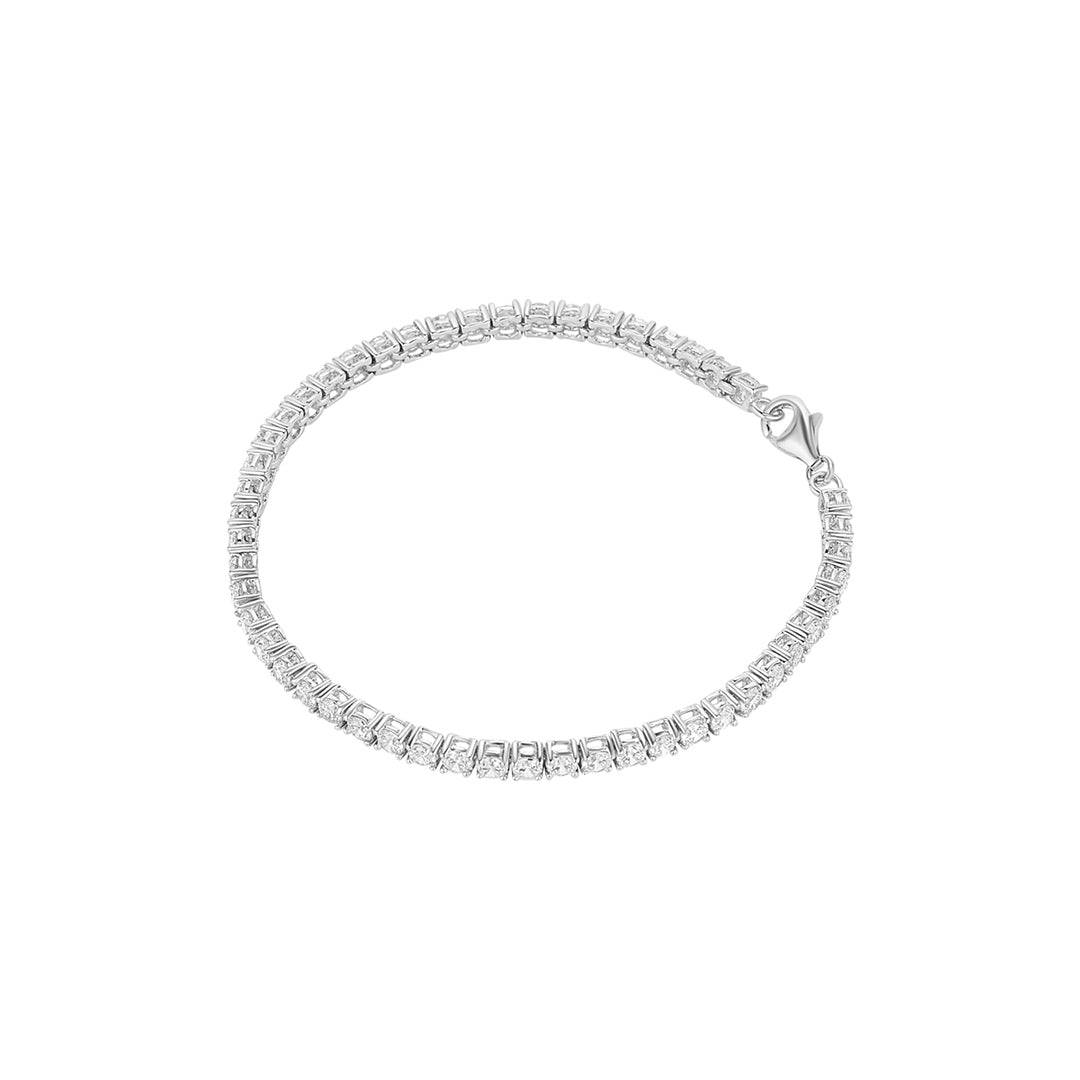 sterling silver tennis bracelet