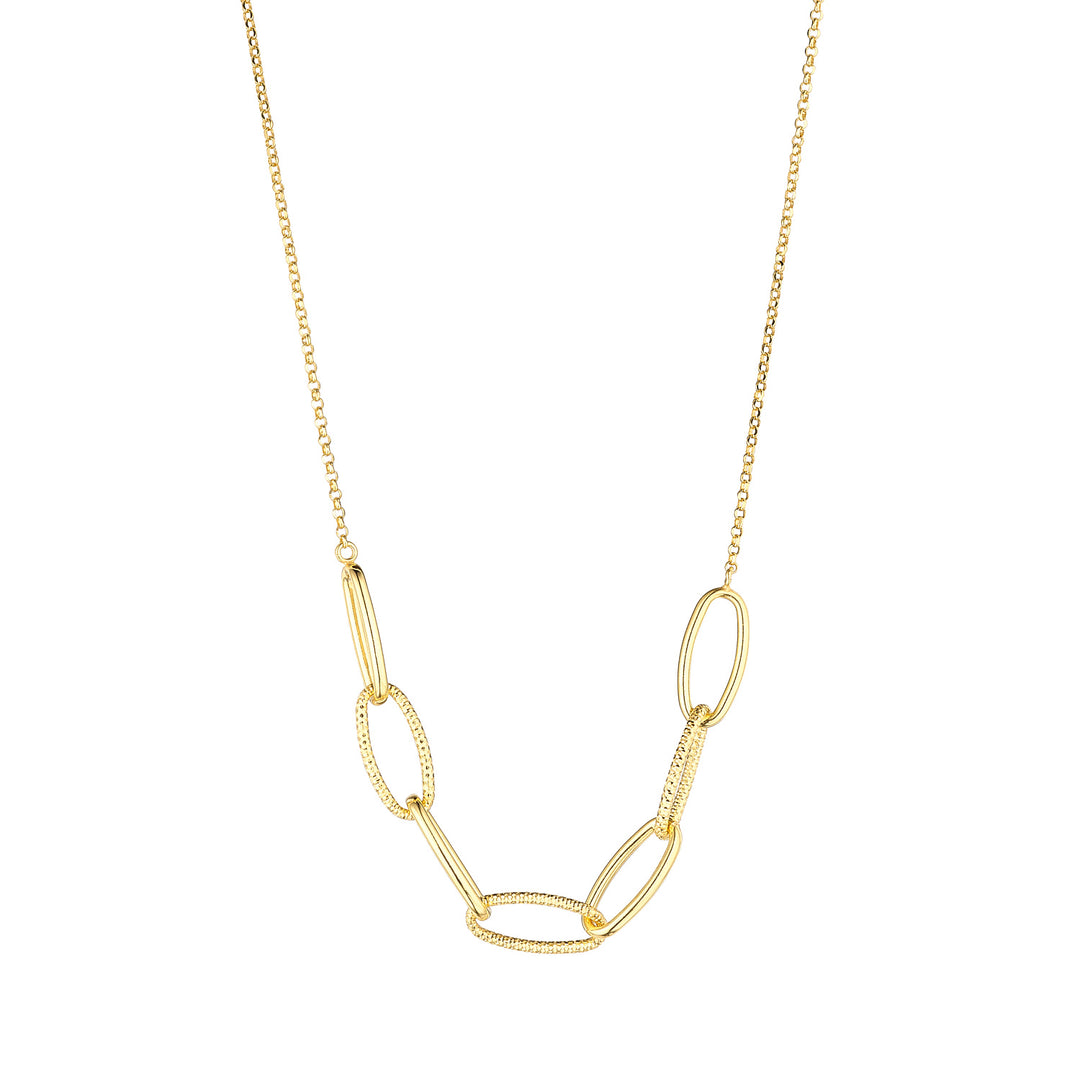 Open Oval Link Necklace