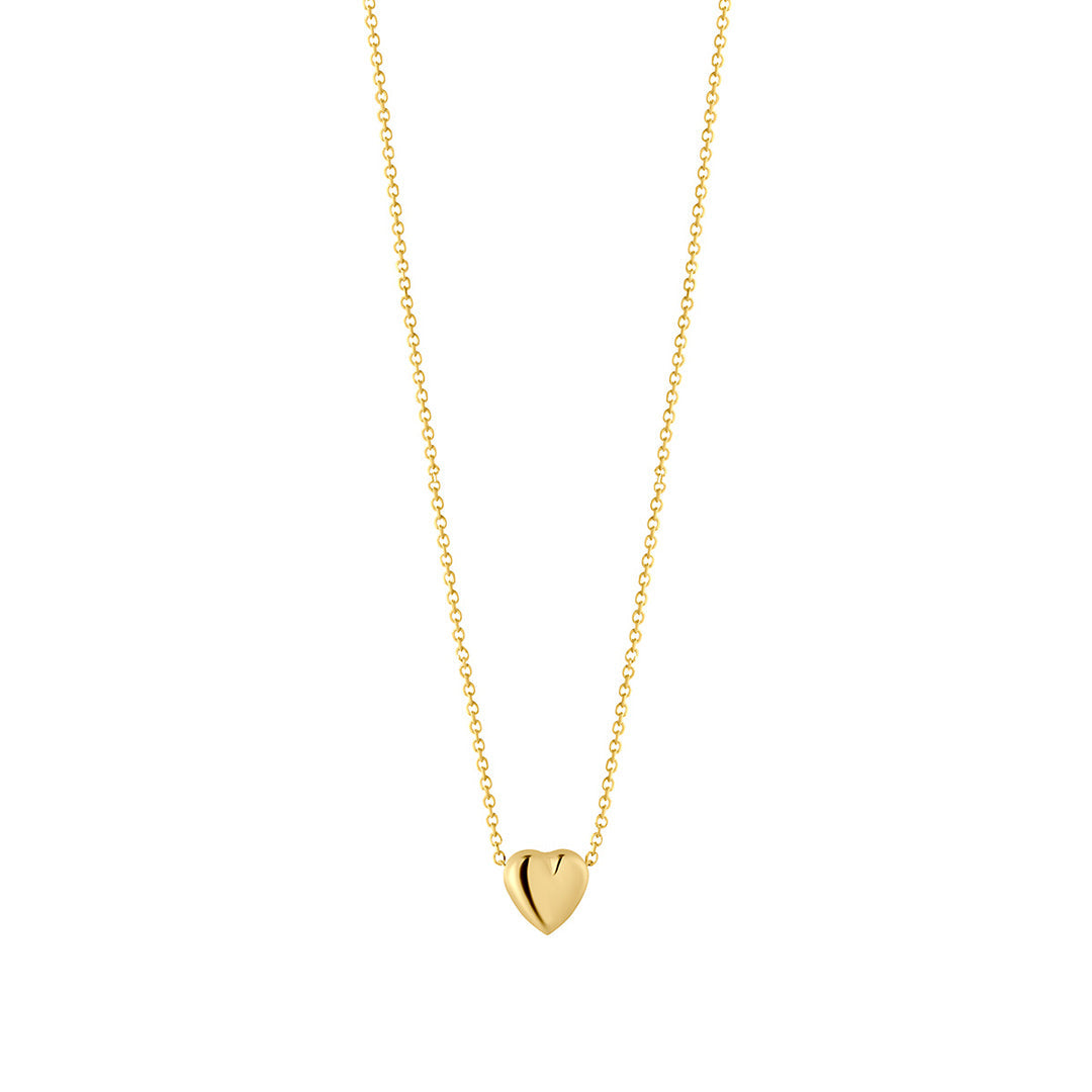 9ct gold small heart necklace