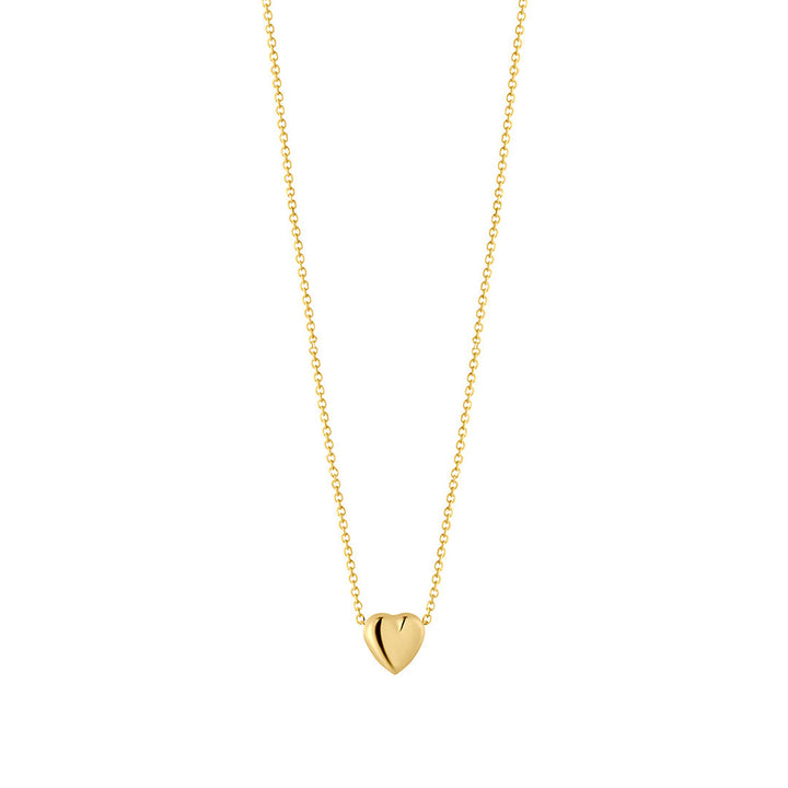9ct gold small heart necklace