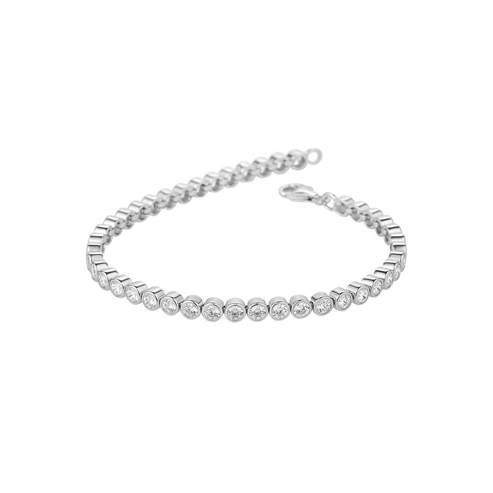 sterling silver tennis bracelet
