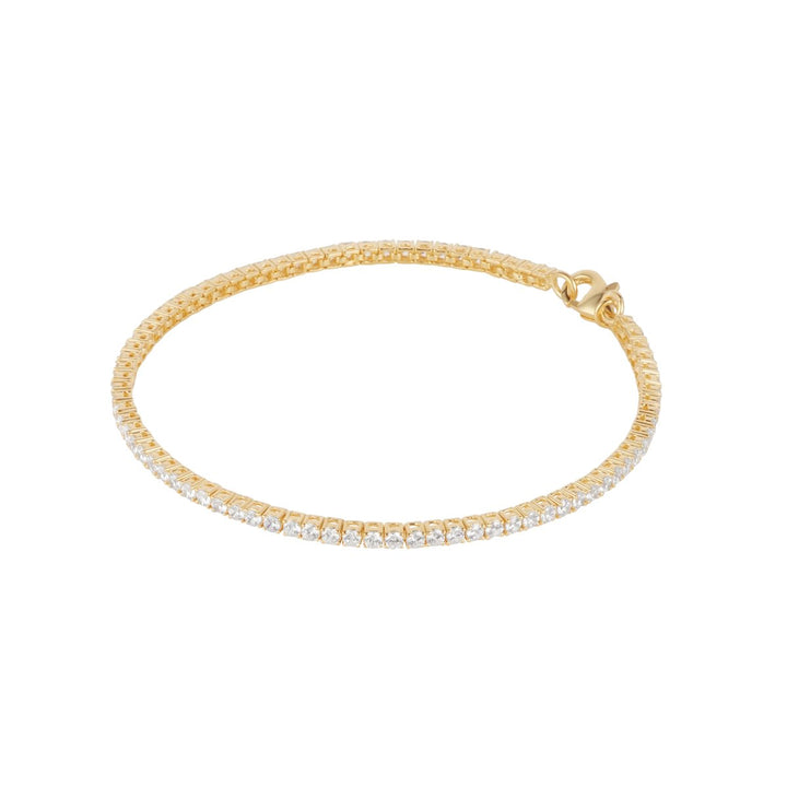 18 CT Gold coated sterling silver bracelet 
