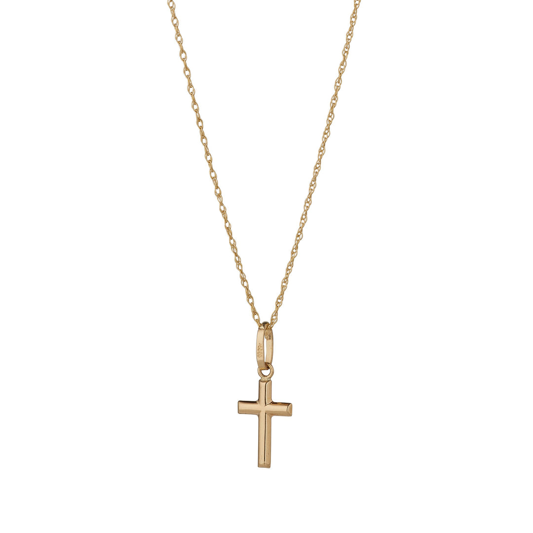 Gold Small Cross Pendant