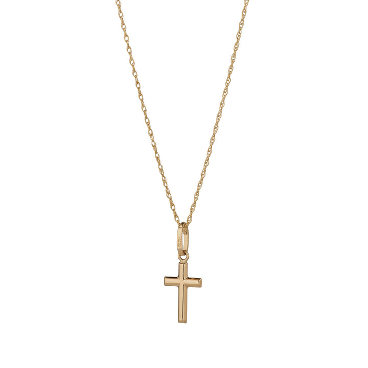 Gold Small Cross Pendant