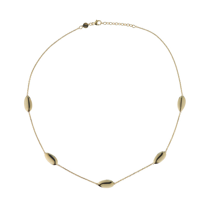 Gold Oval Chain Necklet