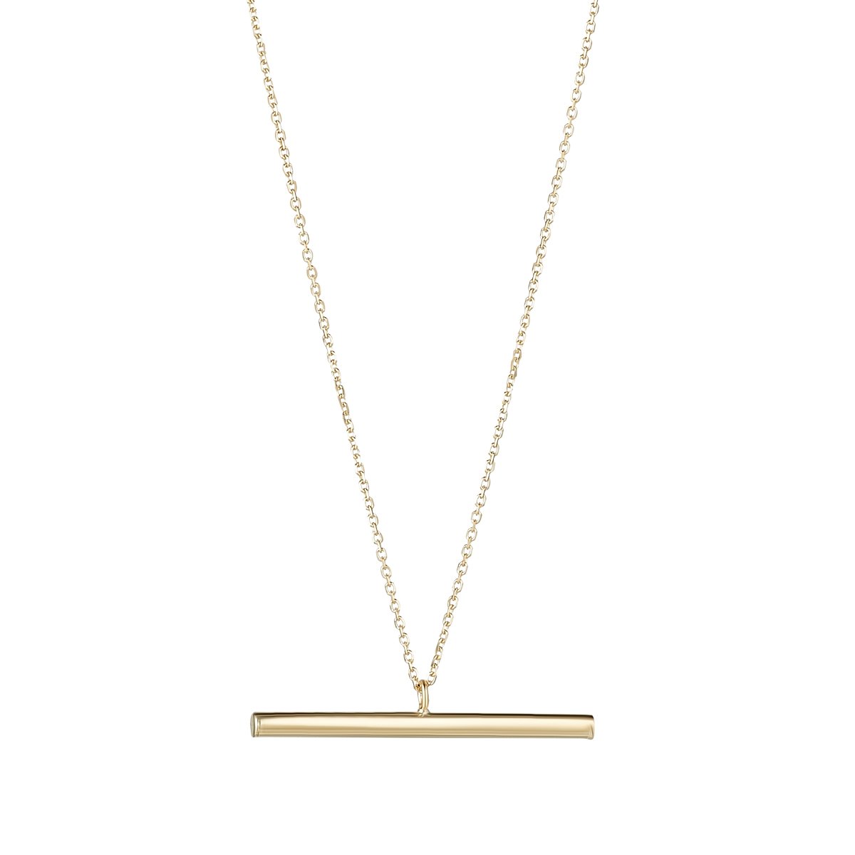 T-Bar Pendant Necklace: 18K Gold Plated – Dorada Jewellery