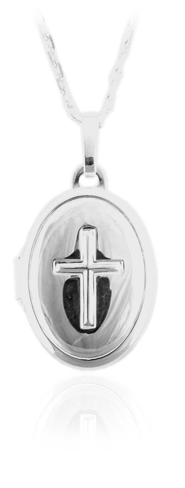 communion cross locket